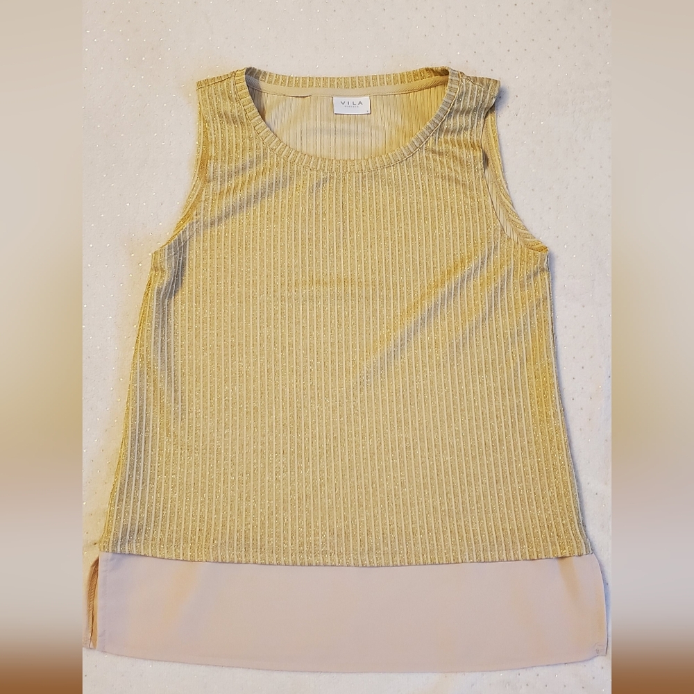 Golden TOP with silky bottom size S